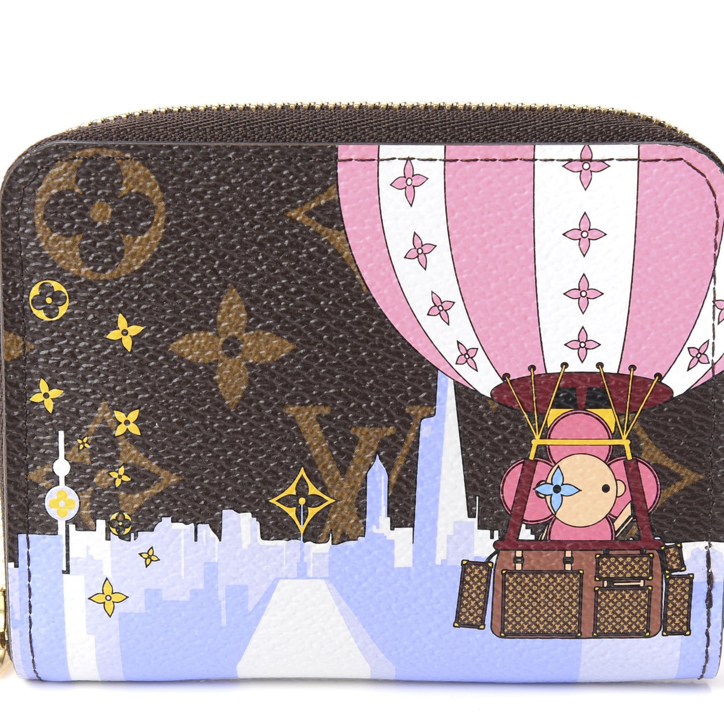 Monogram 2019 Christmas Animation Zippy Coin Purse
