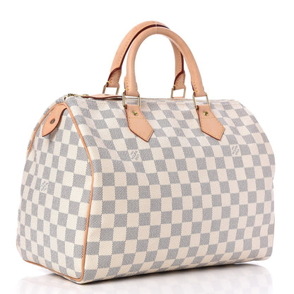 Louis Vuitton Damier Azur Speedy 30 3 of 9