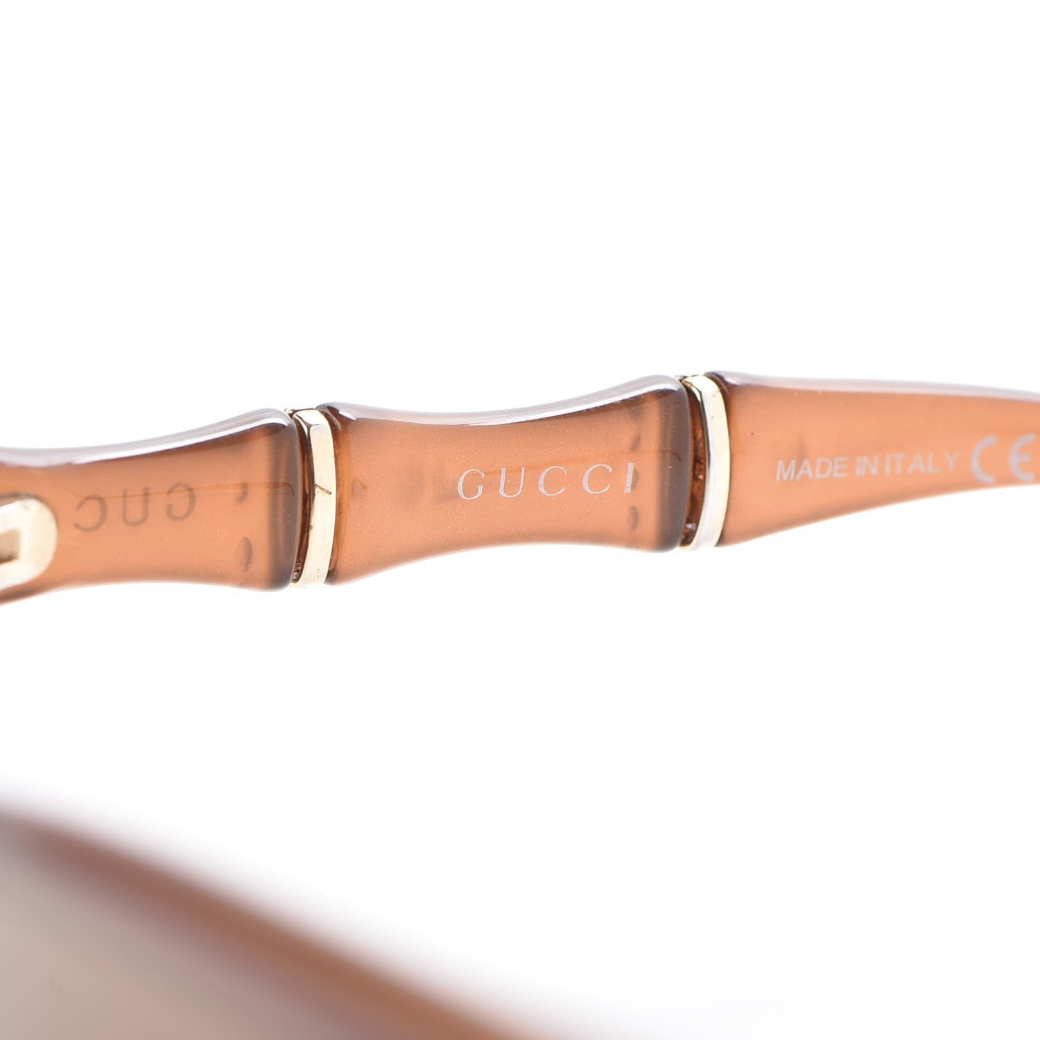 Gucci Bamboo Effect Sunglasses GG 3508/S Brown 6 of 9