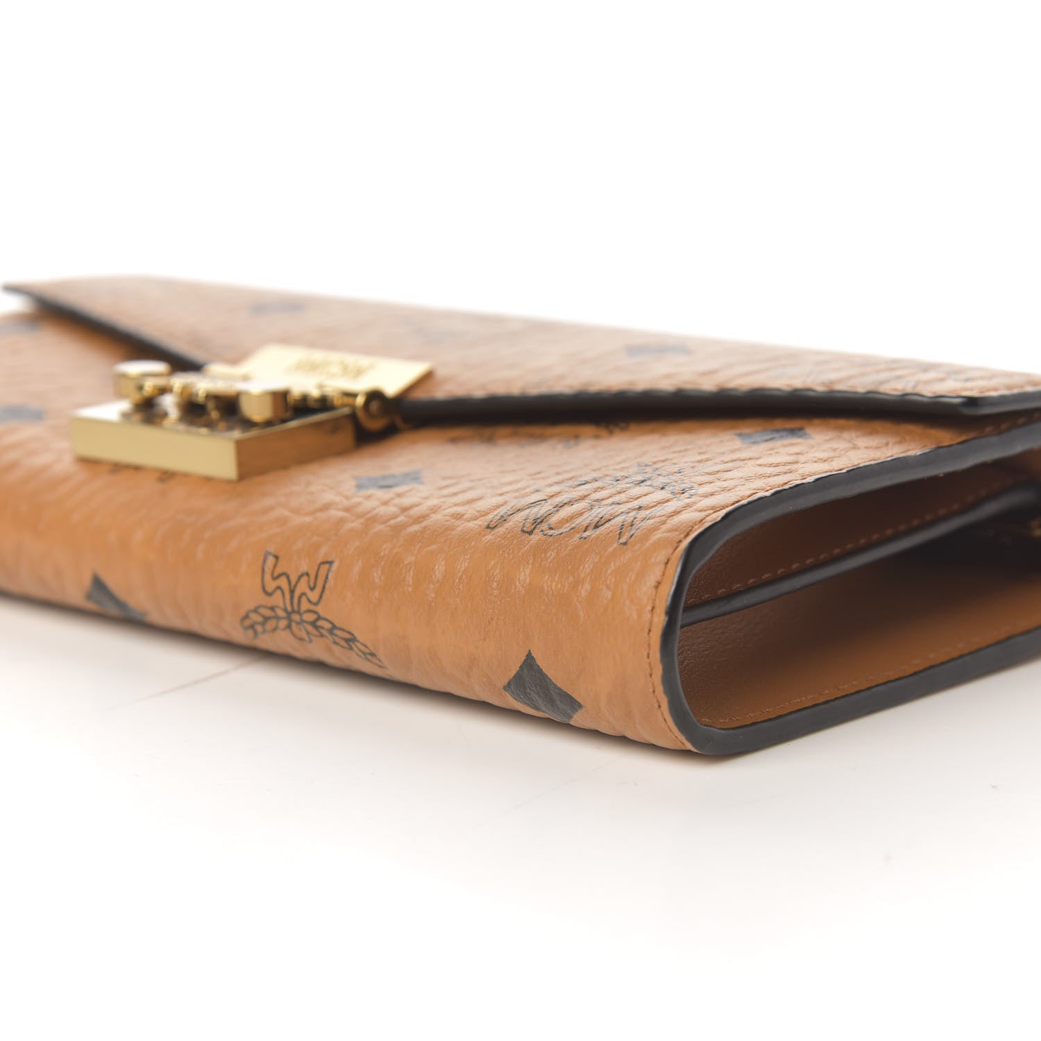 MCM Visetos Large Patricia Wallet On Chain Cognac 5 of 9