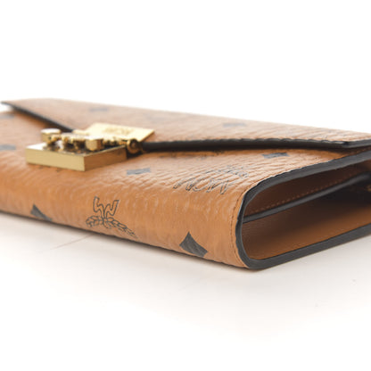 MCM Visetos Large Patricia Wallet On Chain Cognac 5 of 9