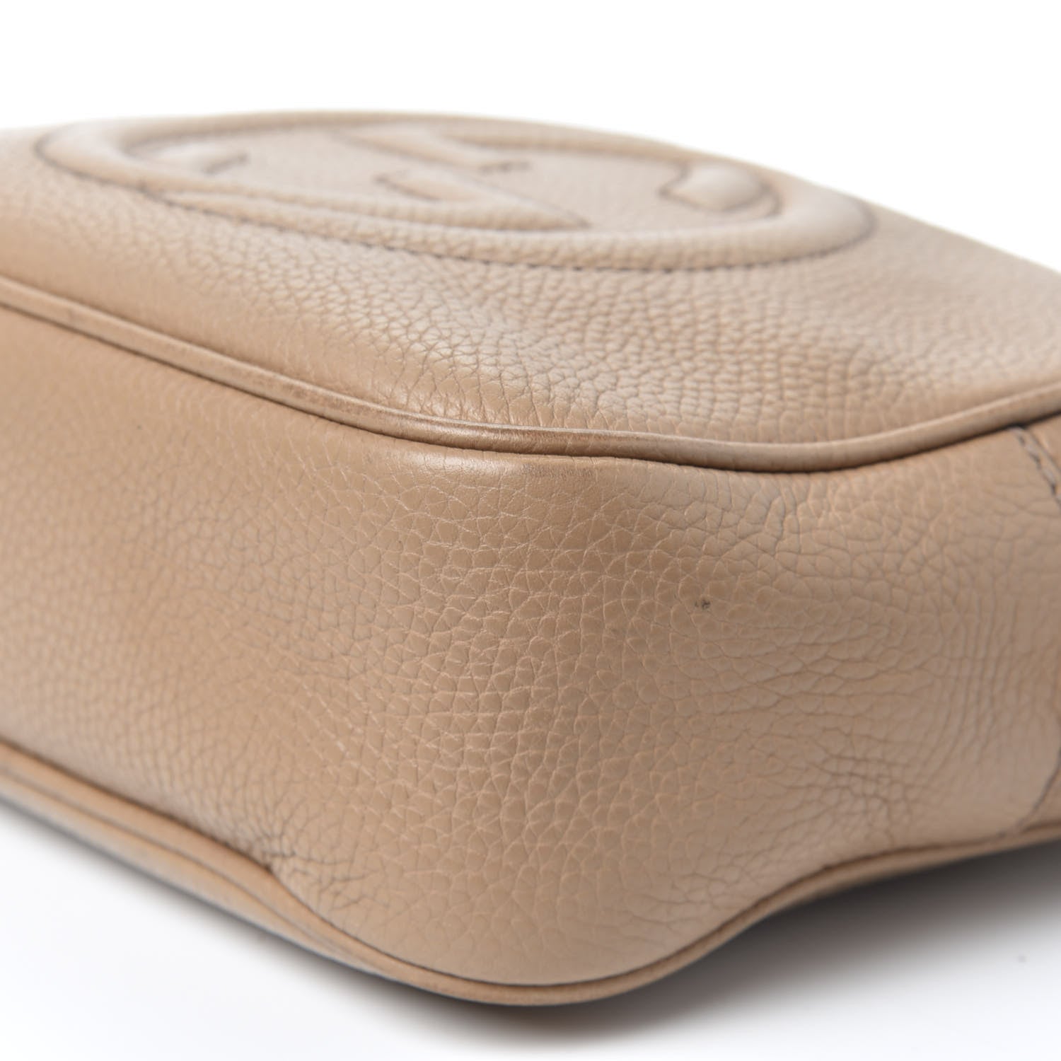 Gucci Pebbled Calfskin Small Soho Disco Bag Rose Beige 6 of 14