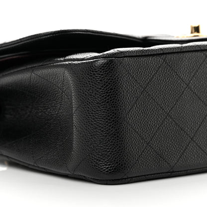 Chanel Caviar Quilted Jumbo Double Flap Black 9 of 13