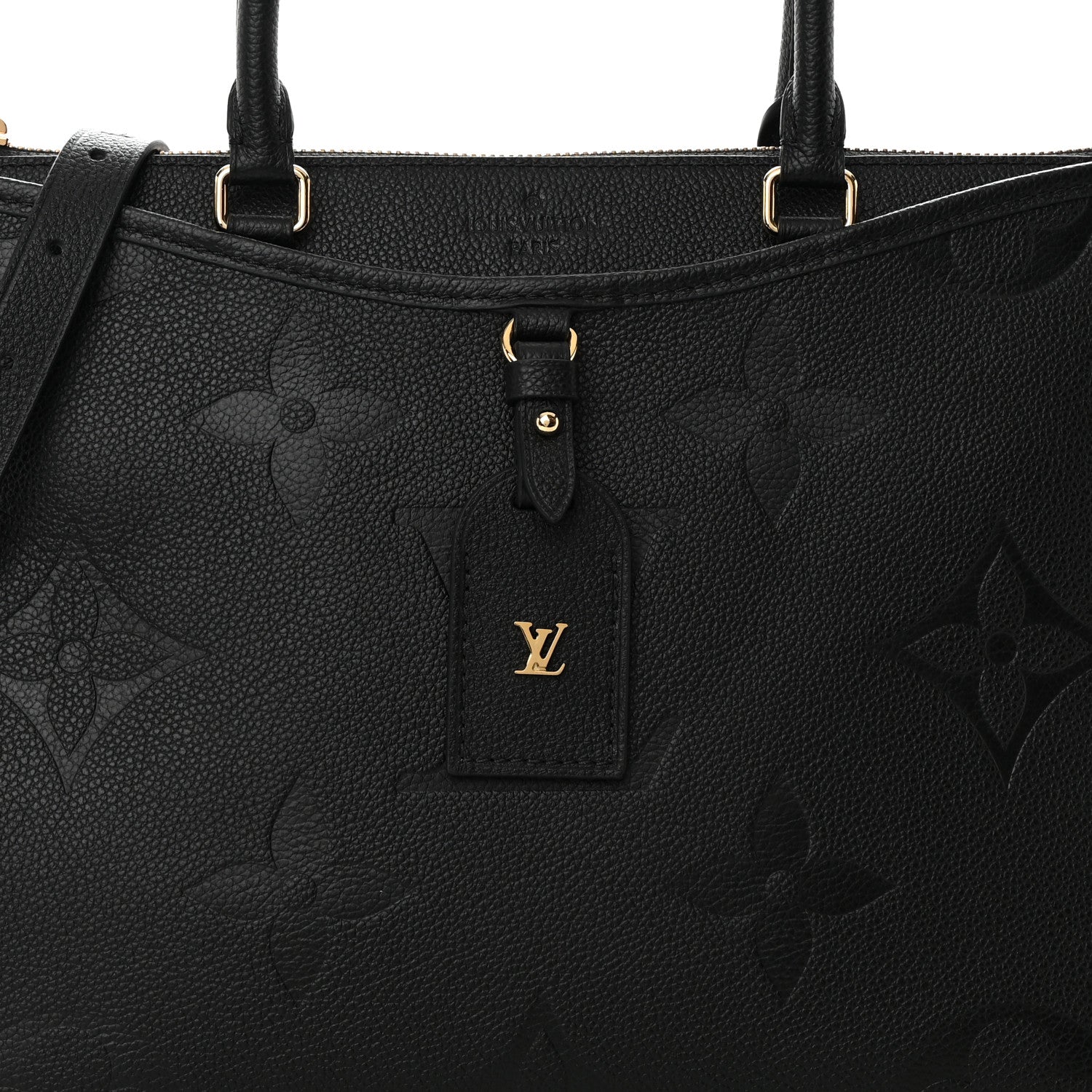 Louis Vuitton Empreinte Monogram Giant Trianon MM Black 8 of 11