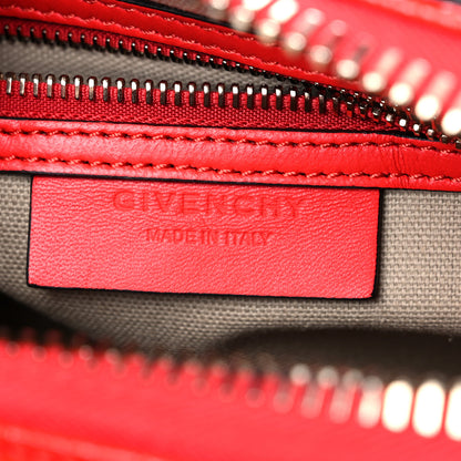 Givenchy Calfskin Crocodile Embossed Mini Antigona Red 6 of 9