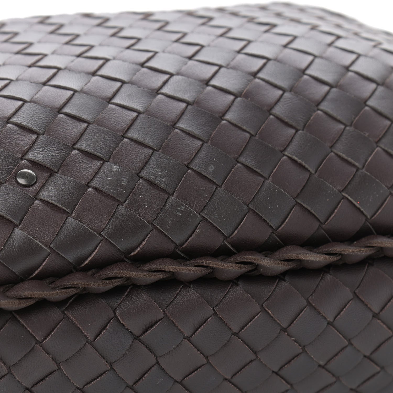 Bottega Veneta Nappa Intrecciato Studded Medium Veneta Hobo Ebano 8 of 10