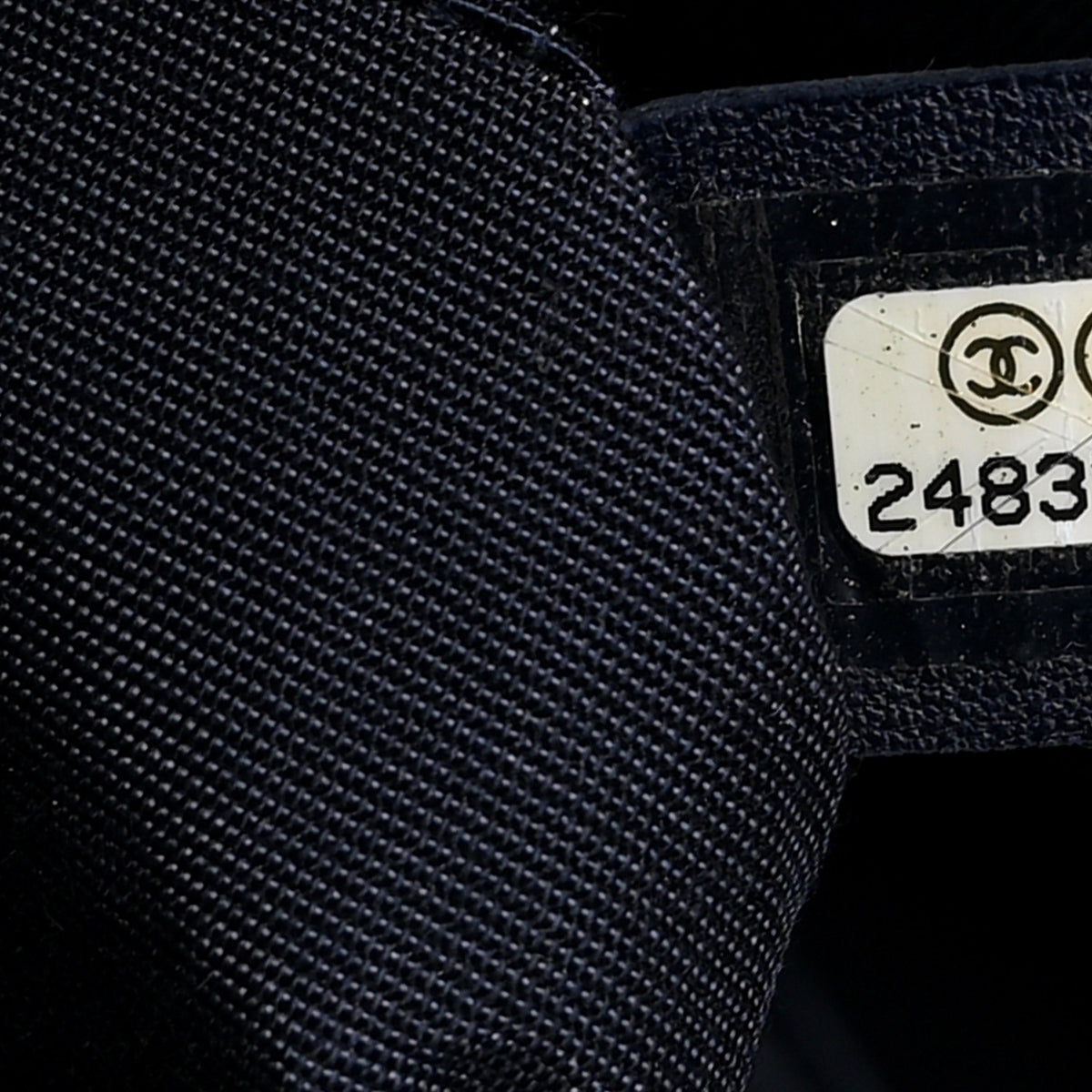 Chanel Aged Calfskin Chevron Quilted Backpack Navy 7 of 11