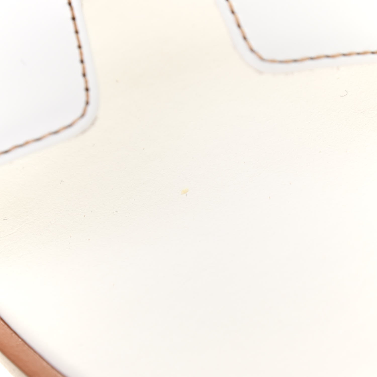 Hermes Box Calfskin Oran Sandals 36.5 White 9 of 9