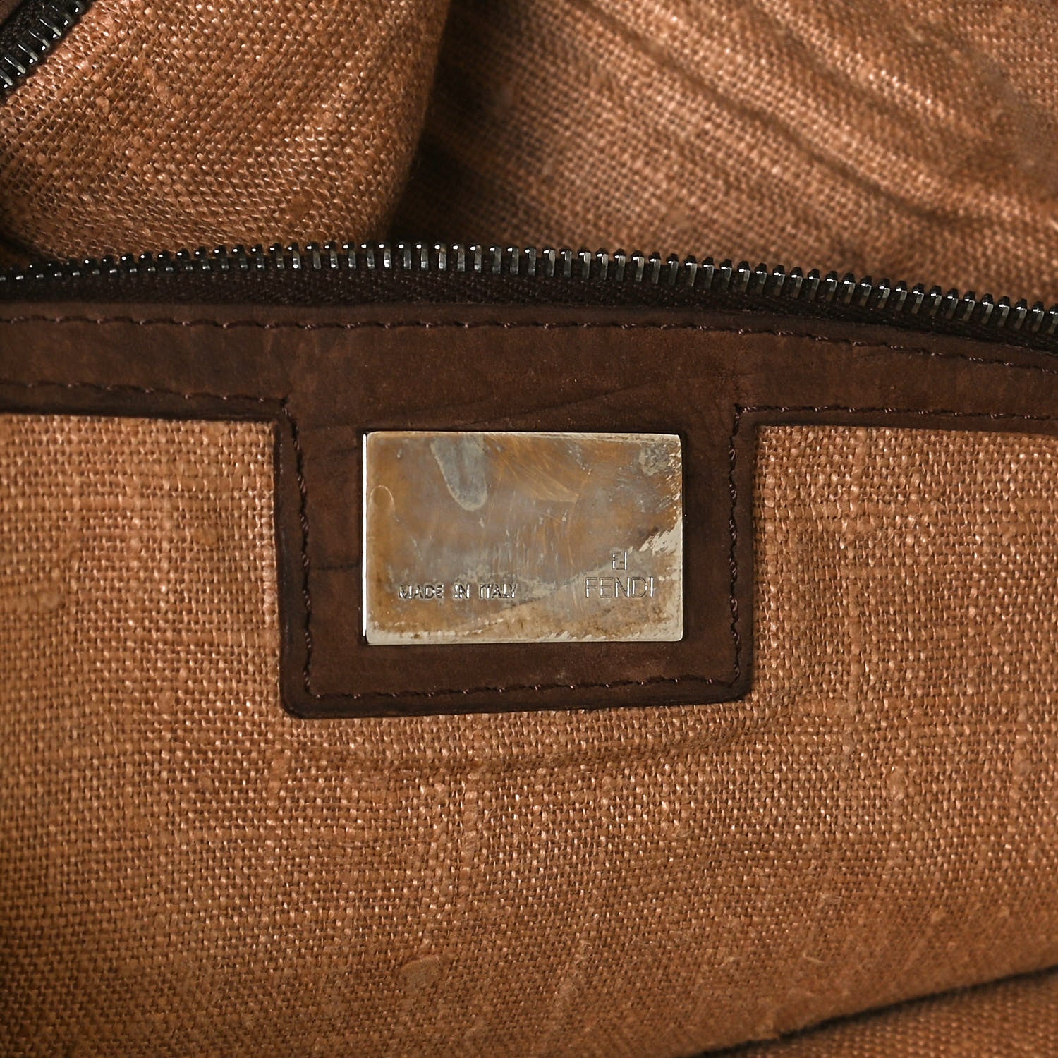 Fendi Suede Large Devil Trapezio Tote 6 of 13
