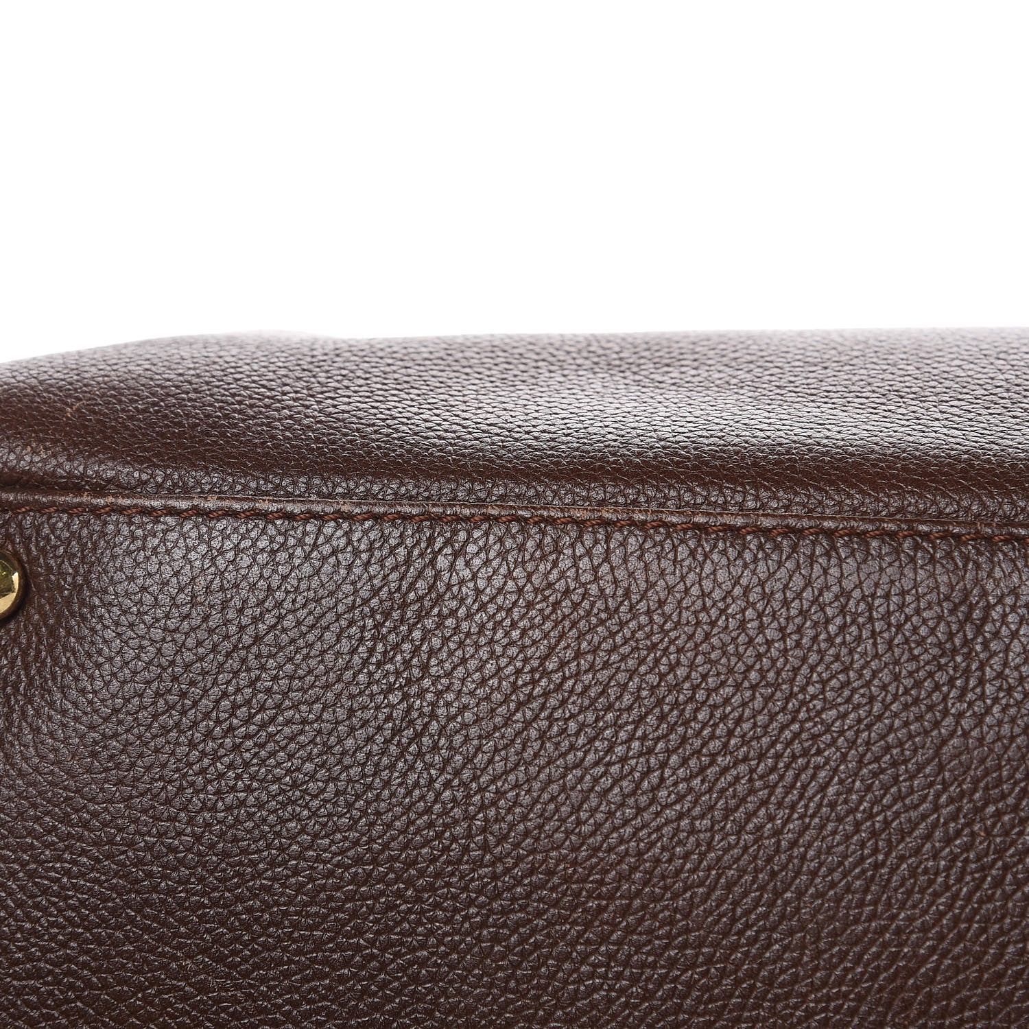 Chanel Calfskin Cerf Executive Shopper Tote Brown 19 of 28