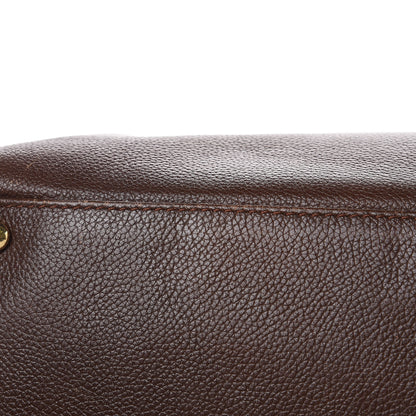 Chanel Calfskin Cerf Executive Shopper Tote Brown 19 of 28