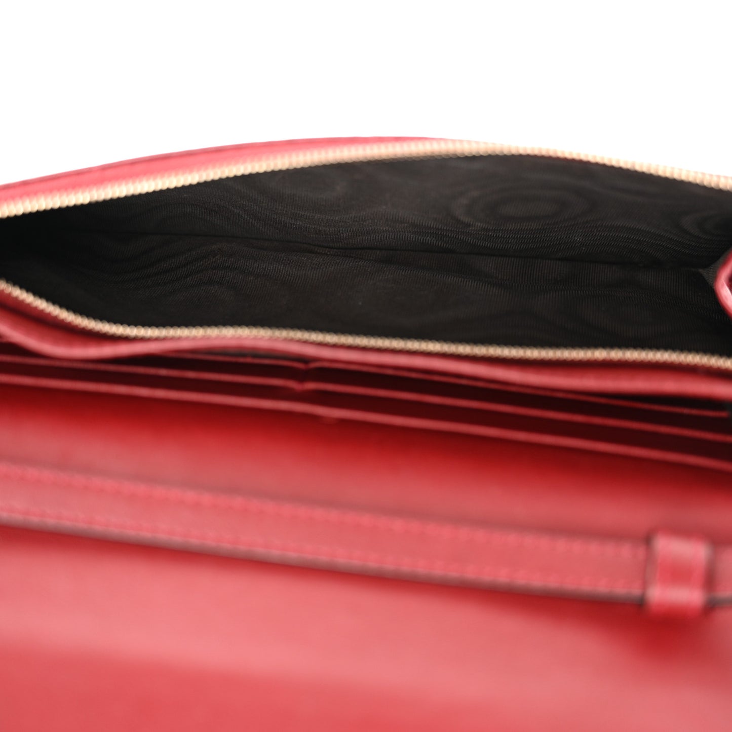 Microguccissima Crossbody Wallet Red