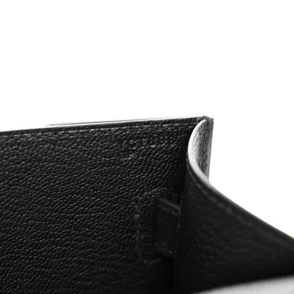 Hermes Epsom Kelly Depeches 25 Pouch Black 7 of 8