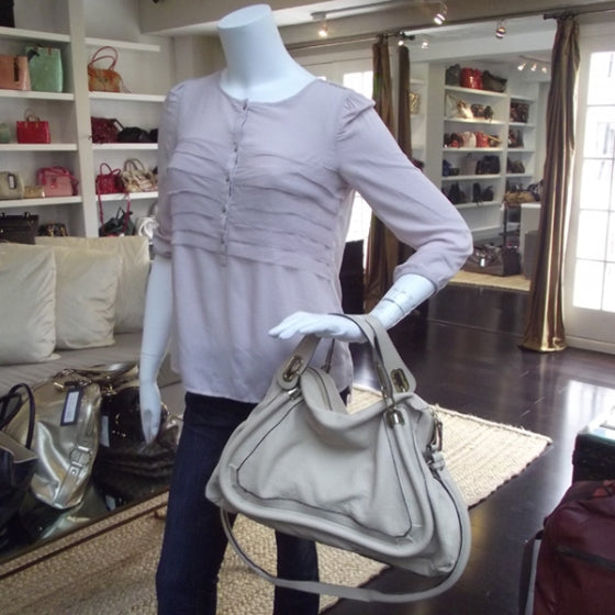 Chloe Deerskin Large Paraty Tote Petal 2 of 12