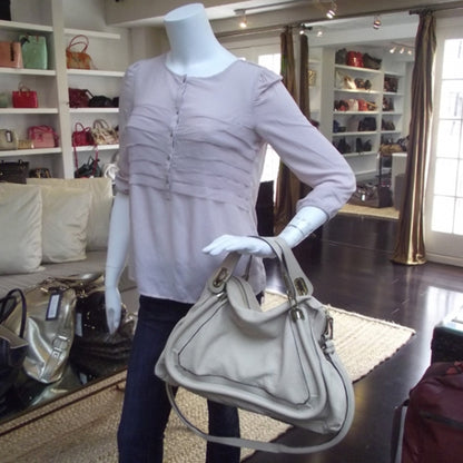Chloe Deerskin Large Paraty Tote Petal 2 of 12