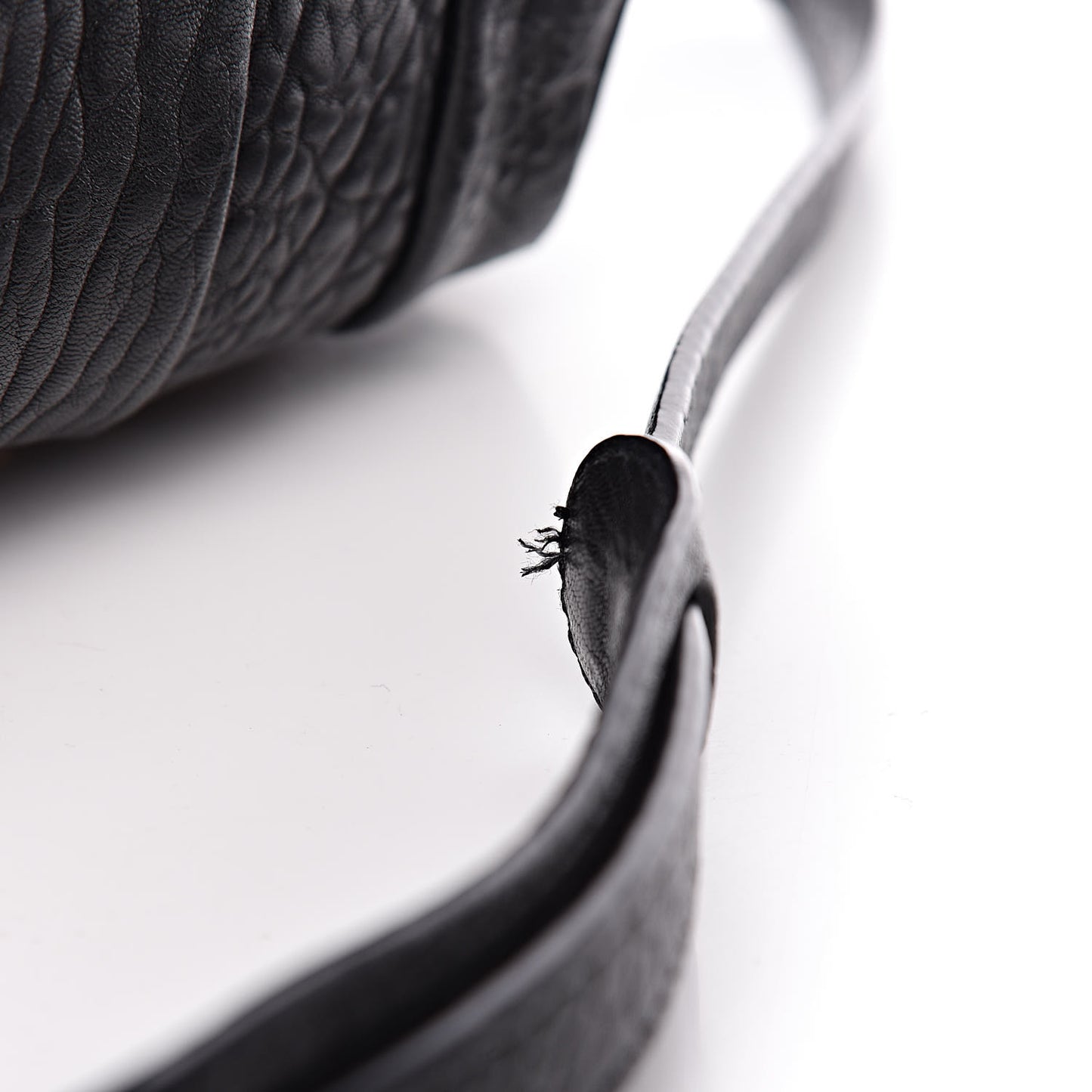Pebbled Lambskin Rockie Black Rose Gold Hardware