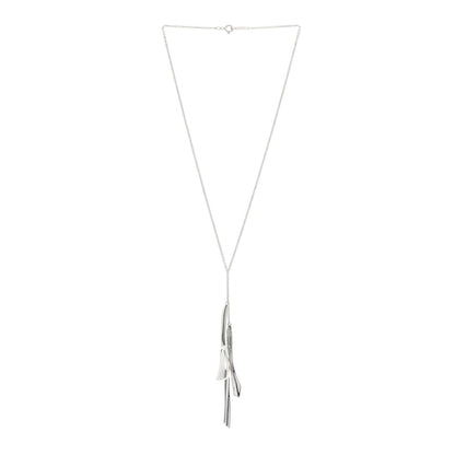 Tiffany Sterling Silver Frank Gehry Flux Drop Pendant Necklace 3 of 4