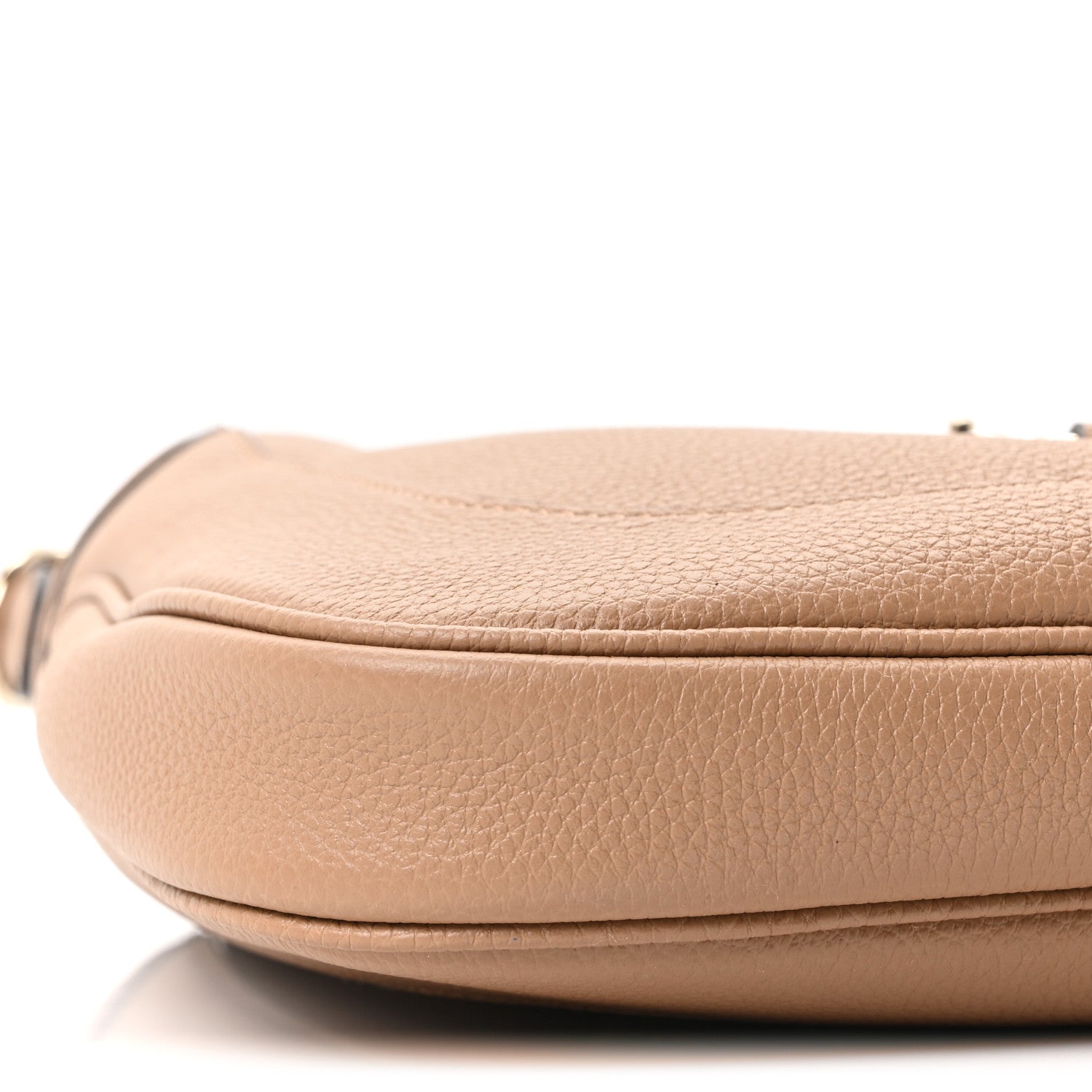 Gucci Grained Calfskin Web Medium Jackie 1961 Hobo Taupe 9 of 10