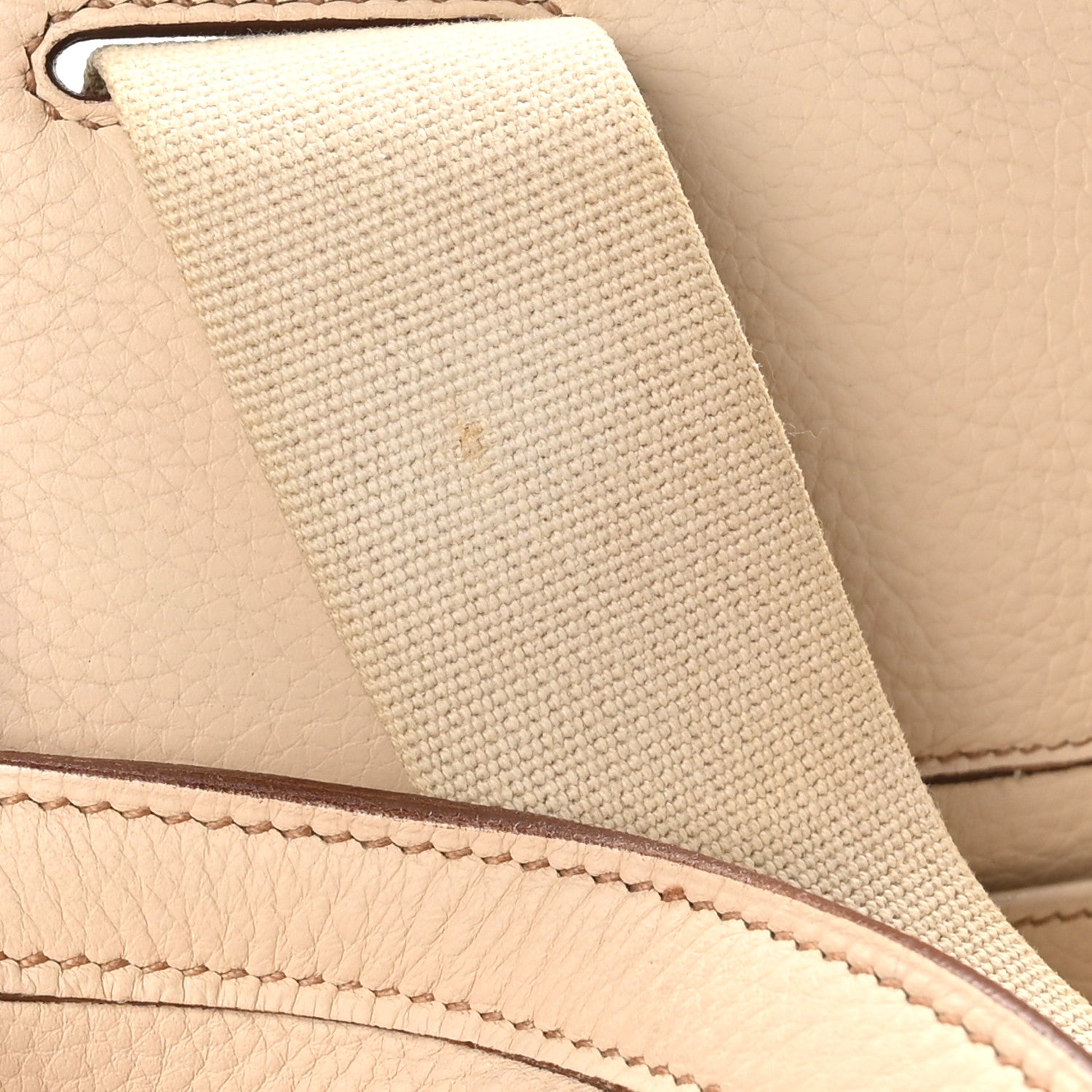 Hermes Taurillon Clemence Sherpa Backpack Parchemin 10 of 14