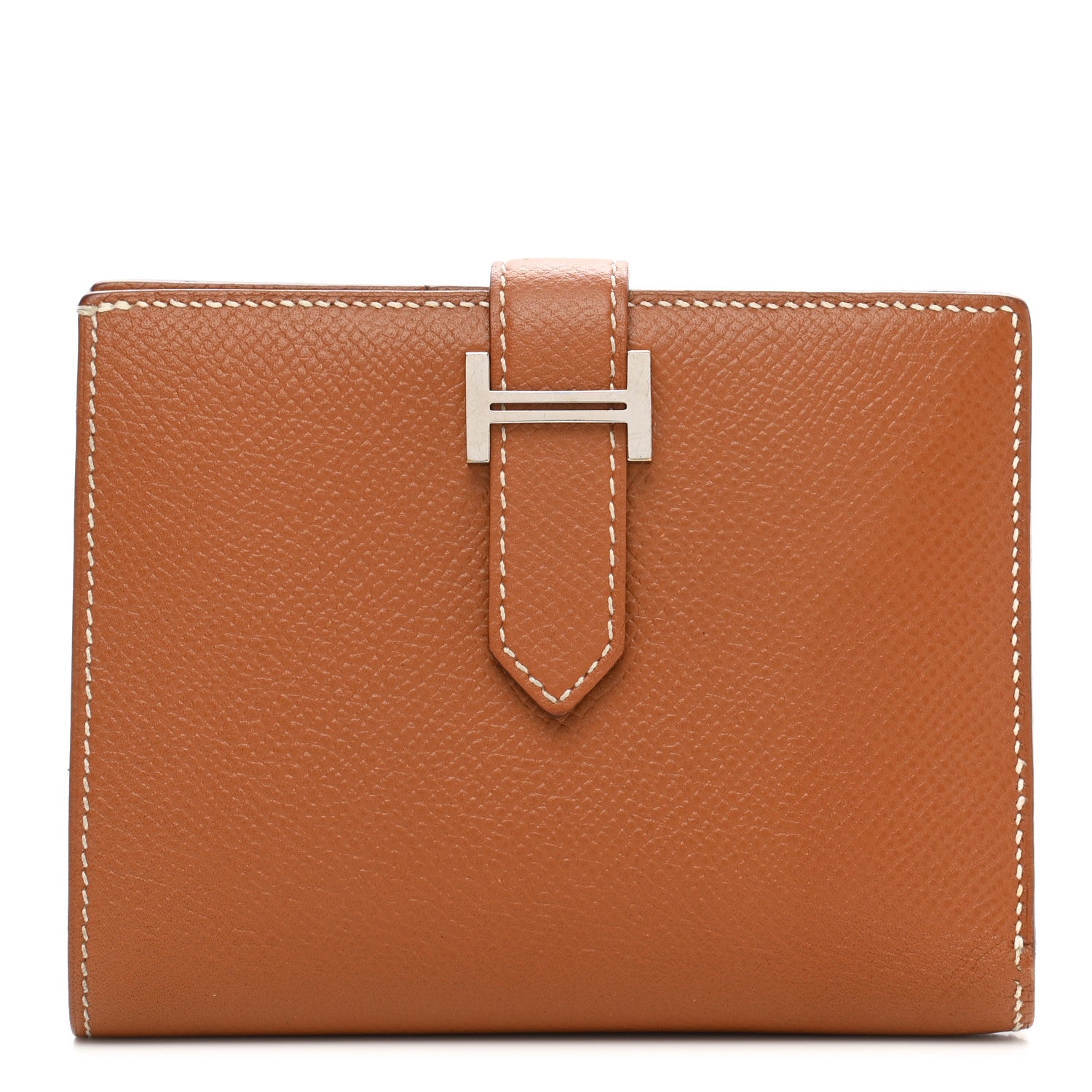 Hermes Epsom Bearn Compact Wallet Gold 1 of 12
