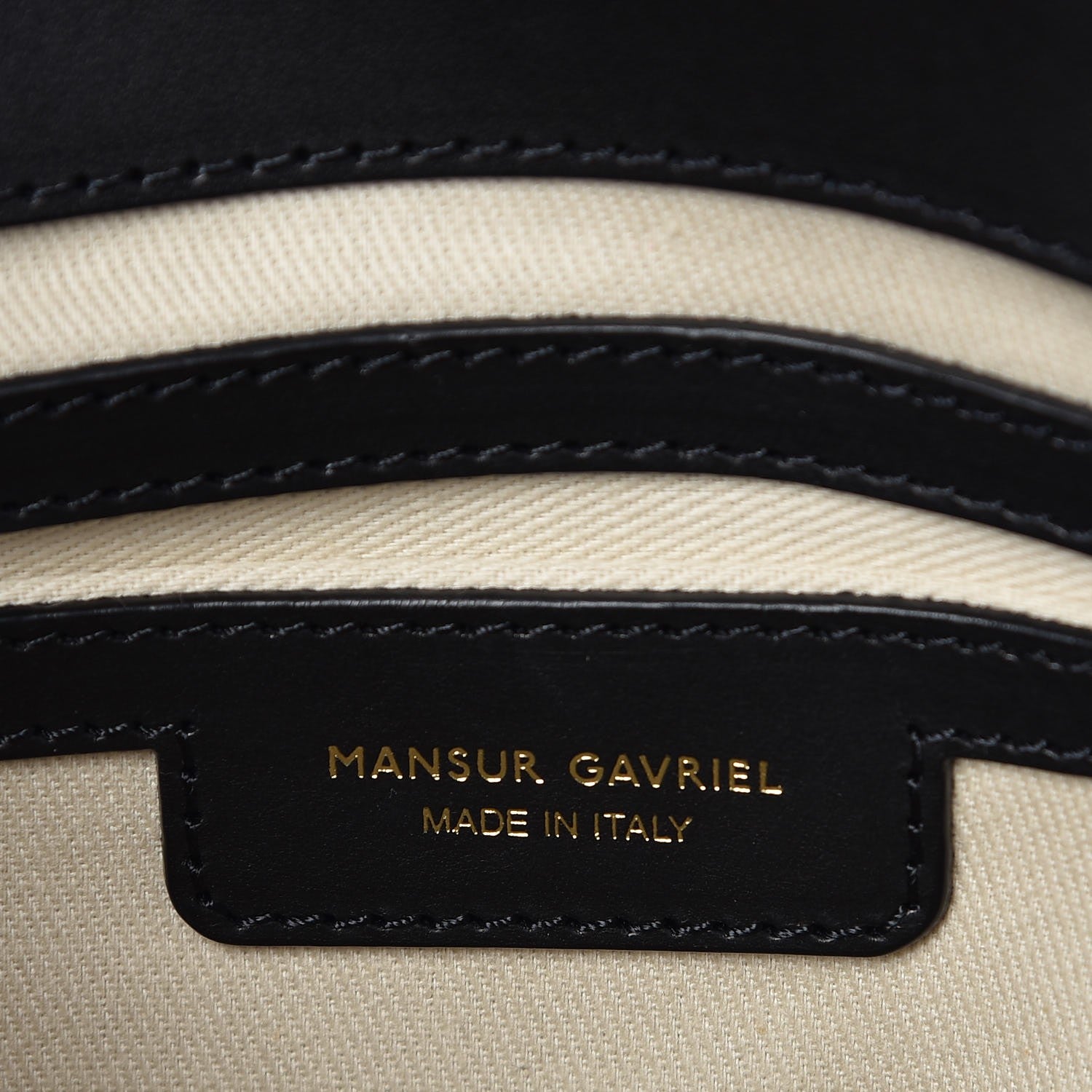 Mansur Gavriel Calfskin Flap Crossbody Bag Black 6 of 8