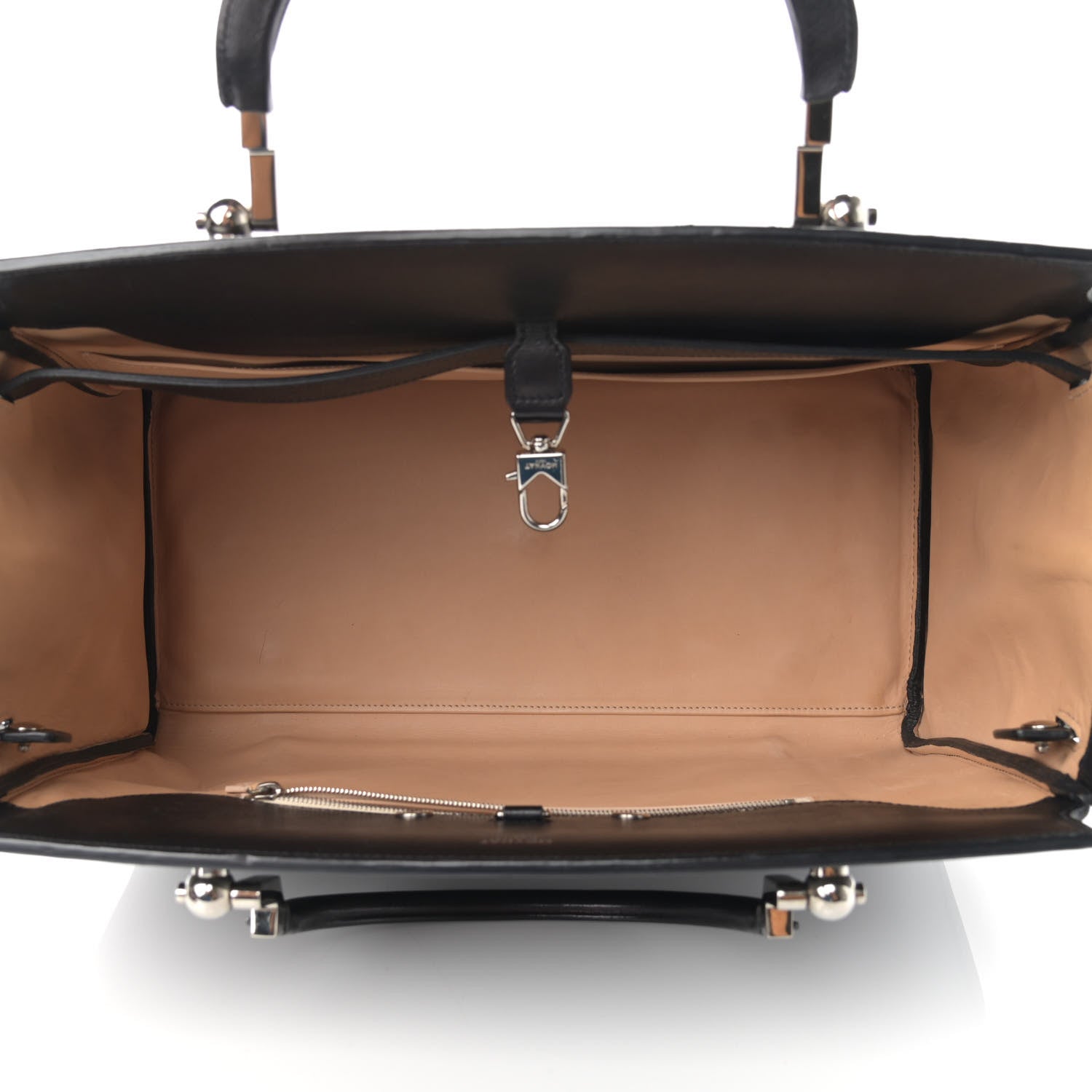 Moynat Calfskin Ballerine Tote Black 5 of 13