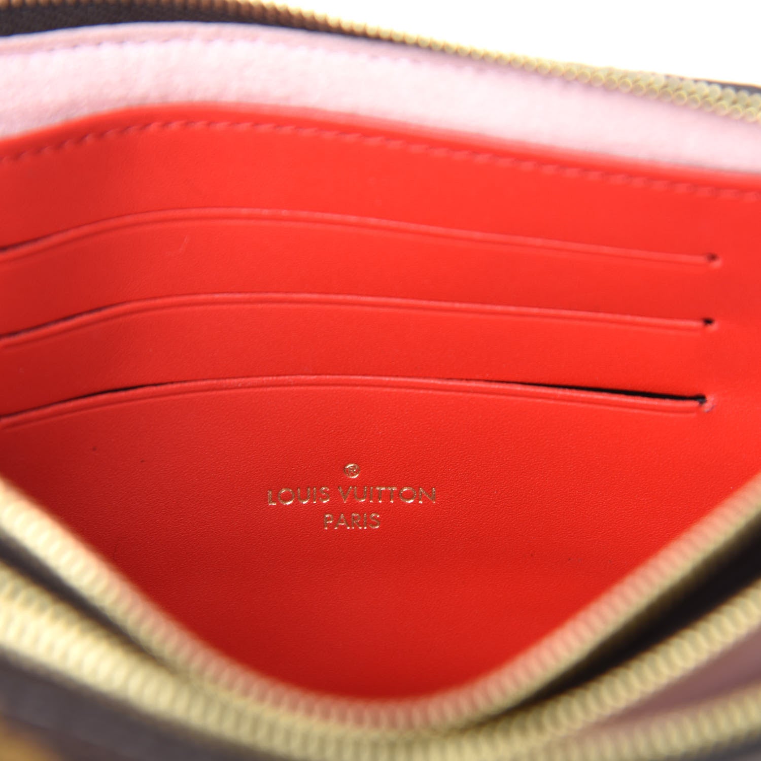 Louis Vuitton Monogram Blooming Flowers Double Zip Pochette 8 of 12
