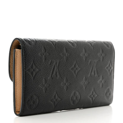 Louis Vuitton Empreinte Emilie Wallet Black Dune 3 of 13