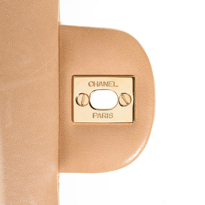 Chanel Lambskin Quilted Small Double Flap Beige 8 of 8