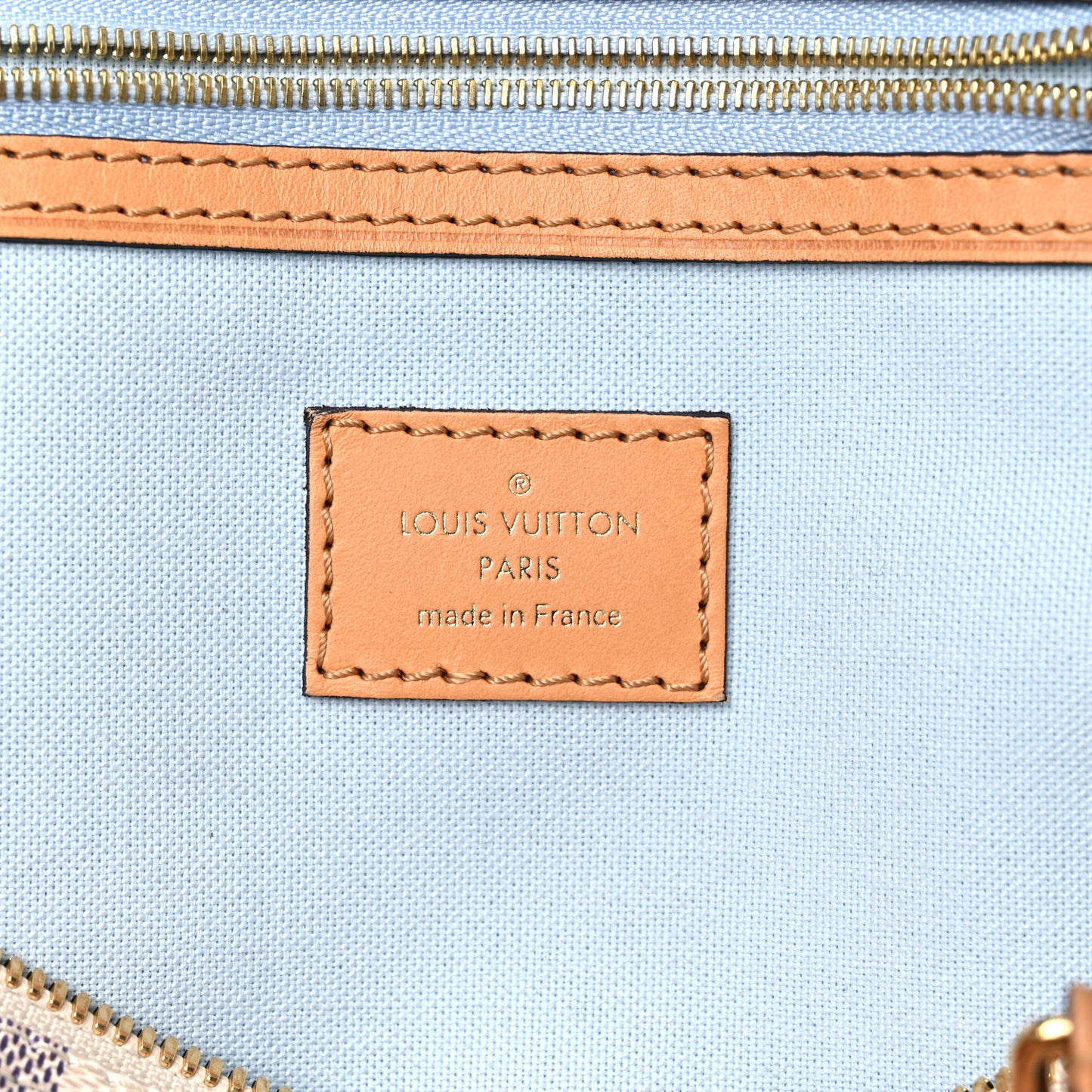 Damier Azur Braided Speedy Bandouliere 30 Blue
