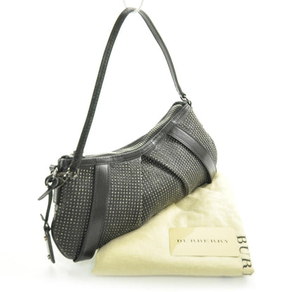 Burberry Prorsum Leather Studded Lizzie Shoulder Bag Black 3 of 9