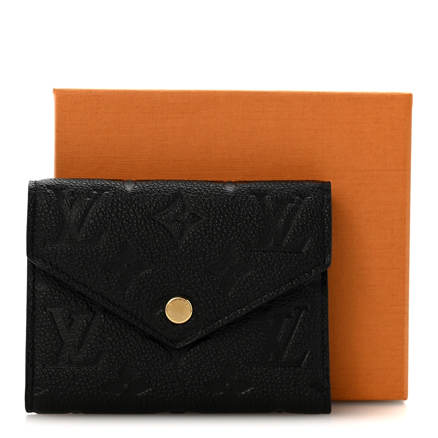 Louis Vuitton Empreinte Victorine Wallet Black 9 of 9