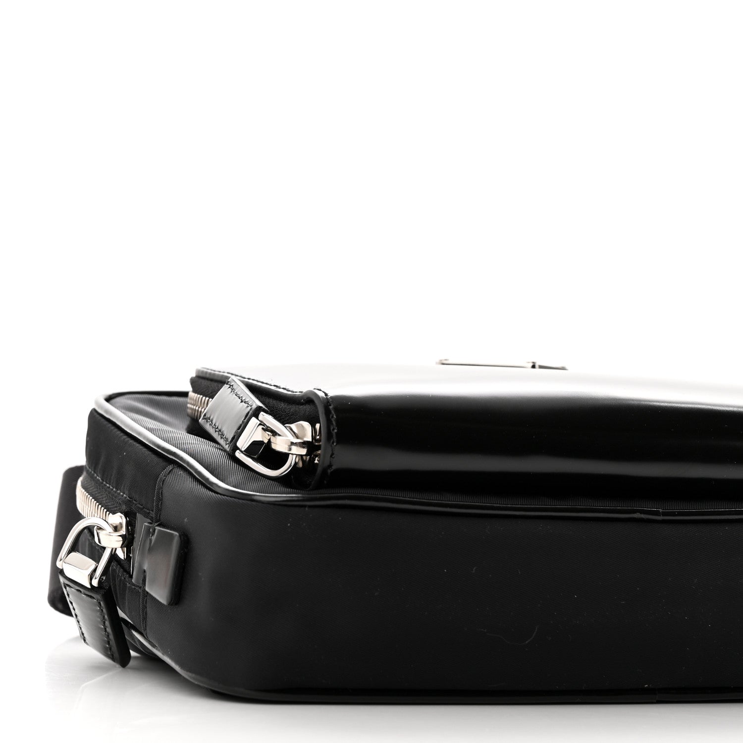 Prada Re-Nylon Spazzolato Belt Bag Black 8 of 9