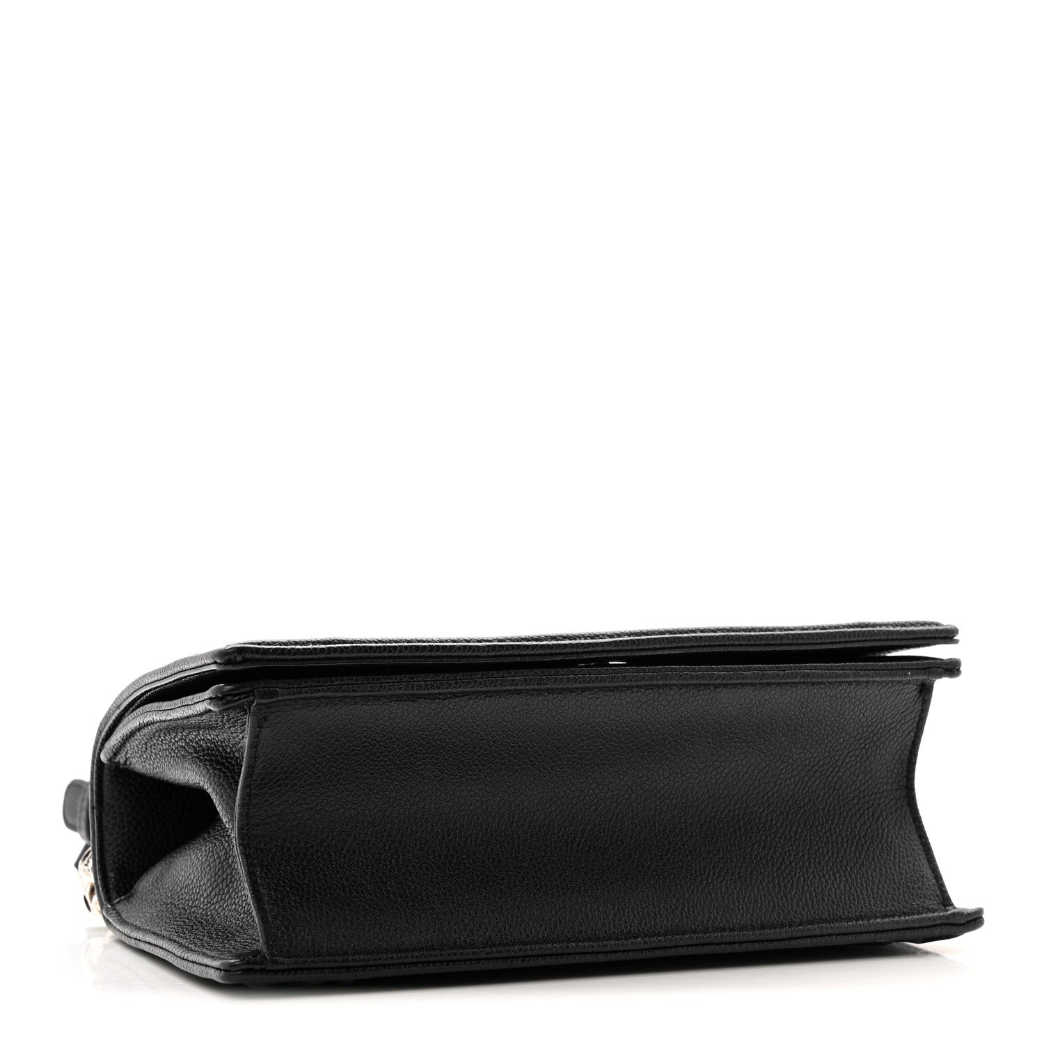 Christian Dior Grained Calfskin Small Diorama Flap Bag Black 4 of 11