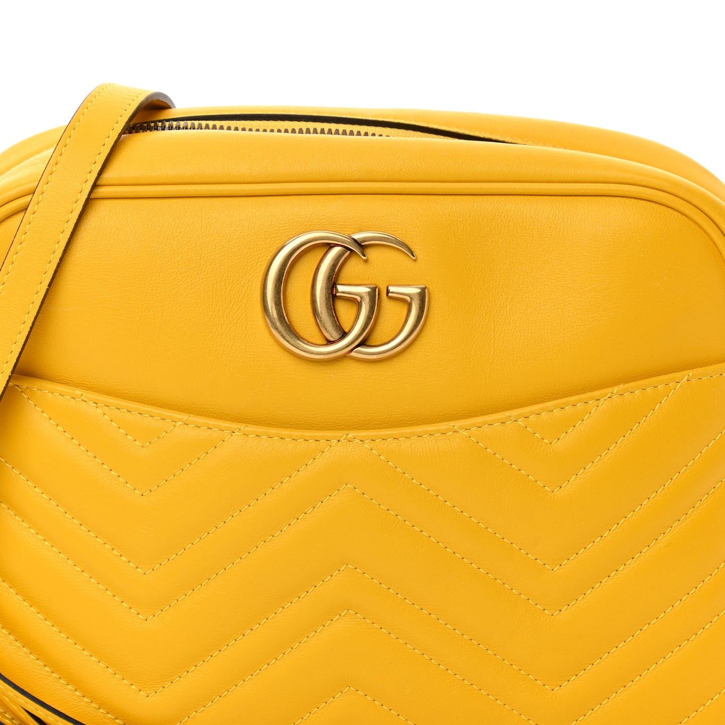 Calfskin Matelasse Medium GG Marmont Chain Shoulder Bag Stone Topaz
