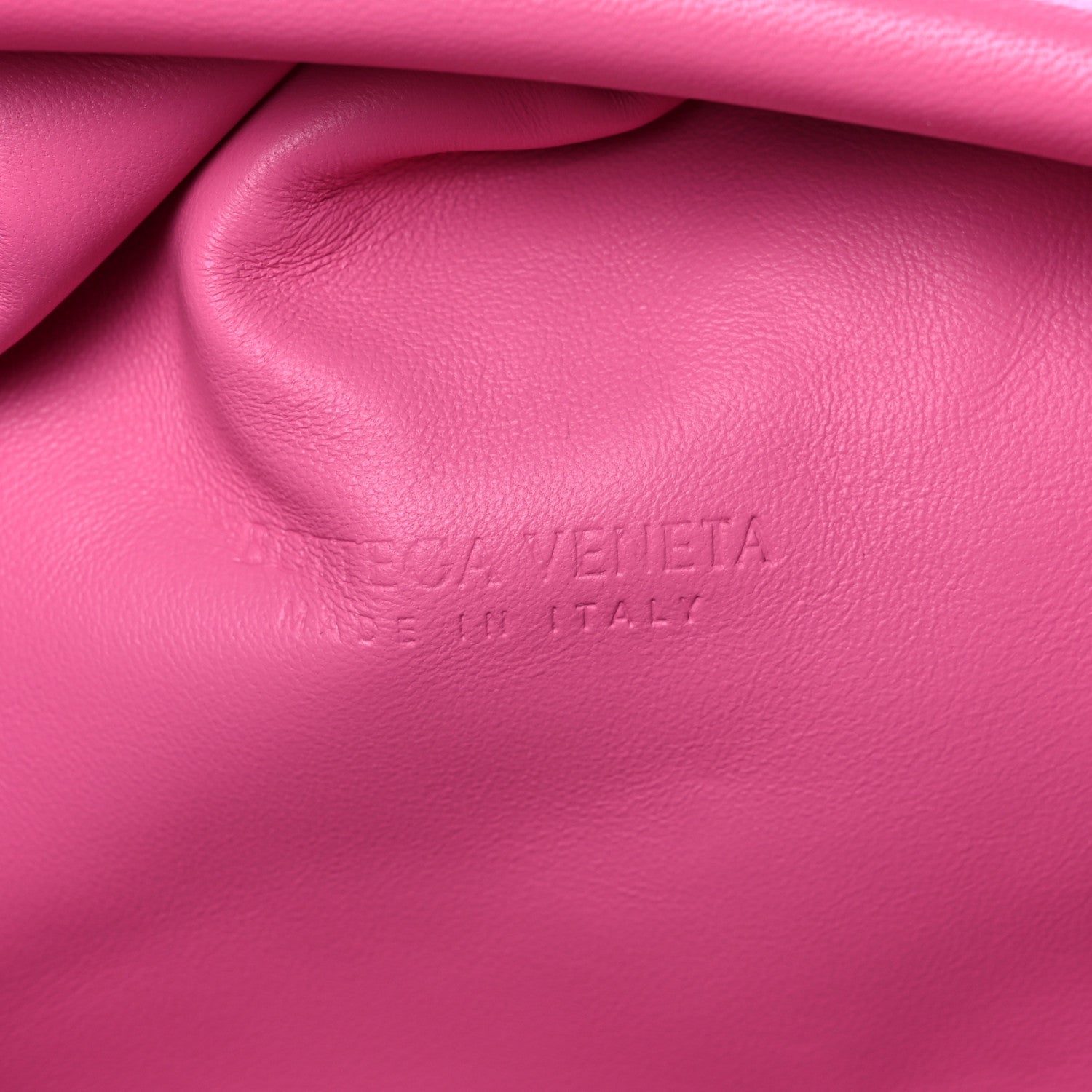 Bottega Veneta Nappa Maxi Intrecciato The Pouch Oversized Clutch Pink 11 of 13