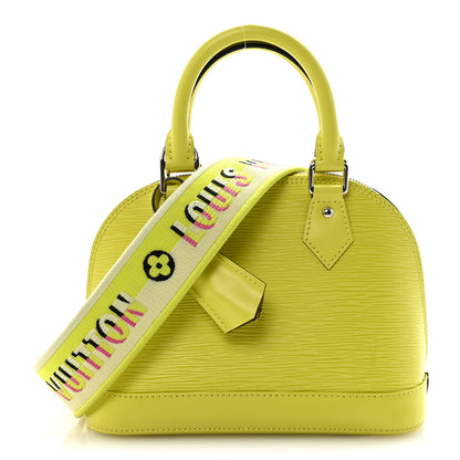 Louis Vuitton Epi Jacquard Alma BB Yellow Citron 1 of 9