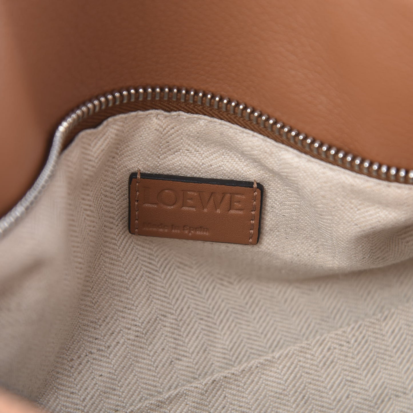 Calfskin Medium Puzzle Bag Tan