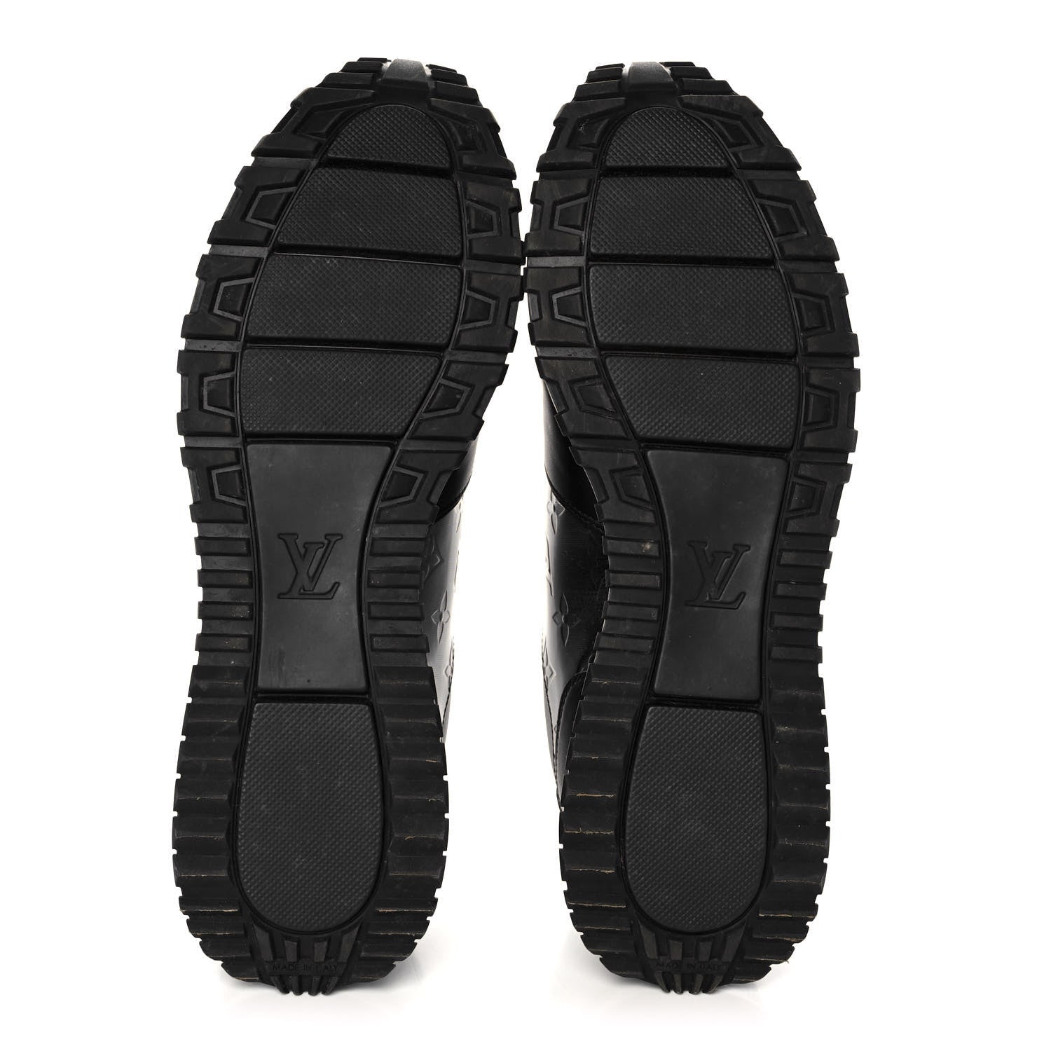Louis Vuitton Calfskin Iridescent Monogram Rivoli Sneakers 10 Black 5 of 8