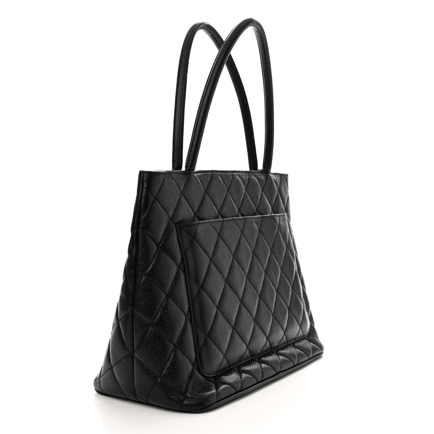 Chanel Caviar Quilted Medallion Tote Black 3 of 11