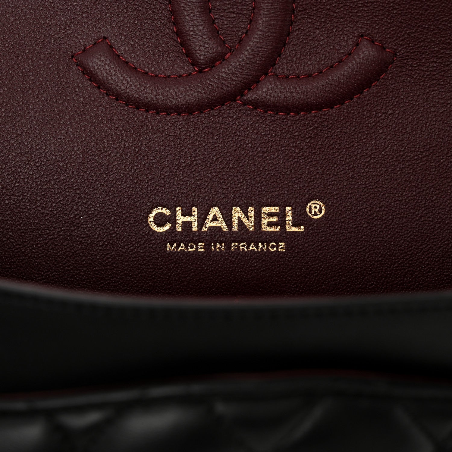 Chanel Lambskin Quilted Medium Double Flap Black 6 of 11