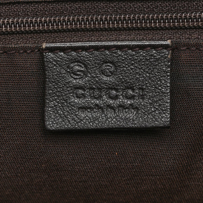 Gucci Metallic Monogram XL Shopper Tote Black 6 of 16