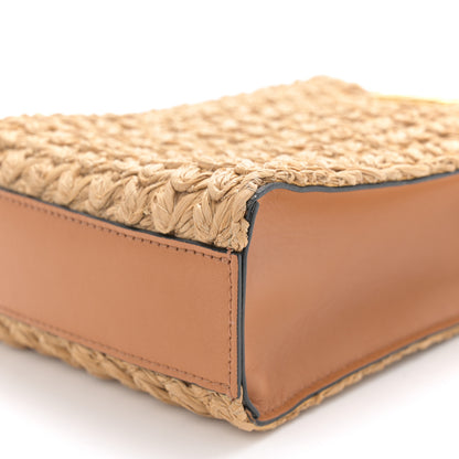Valentino Garavani Raffia Vlogo Top Handle Bag Naturale 9 of 11