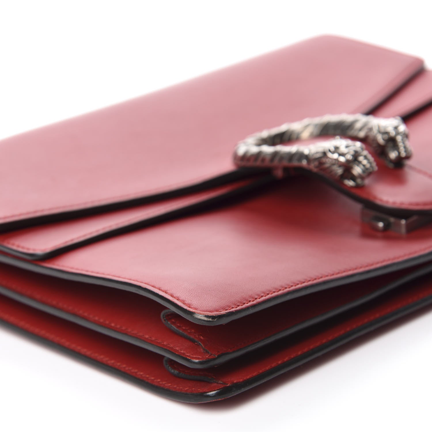 Gucci Calfskin Medium Dionysus Shoulder Bag Hibiscus Red 6 of 10