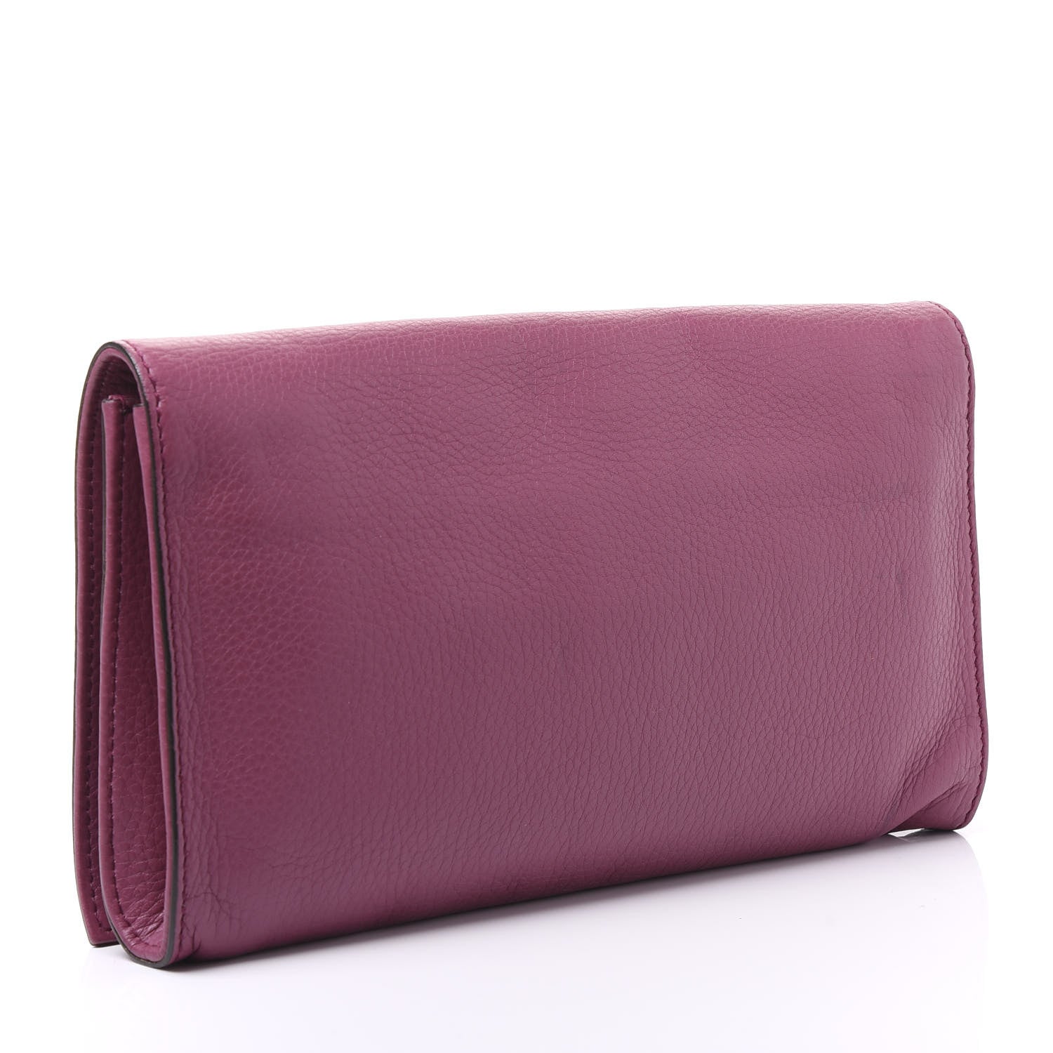 Gucci Pebbled Calfskin Medium Soho Clutch Peonia Flower 2 of 9