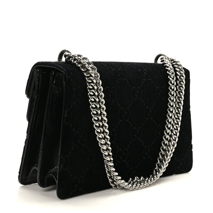 Gucci Velvet GG Monogram Small Dionysus Shoulder Bag Black 3 of 10