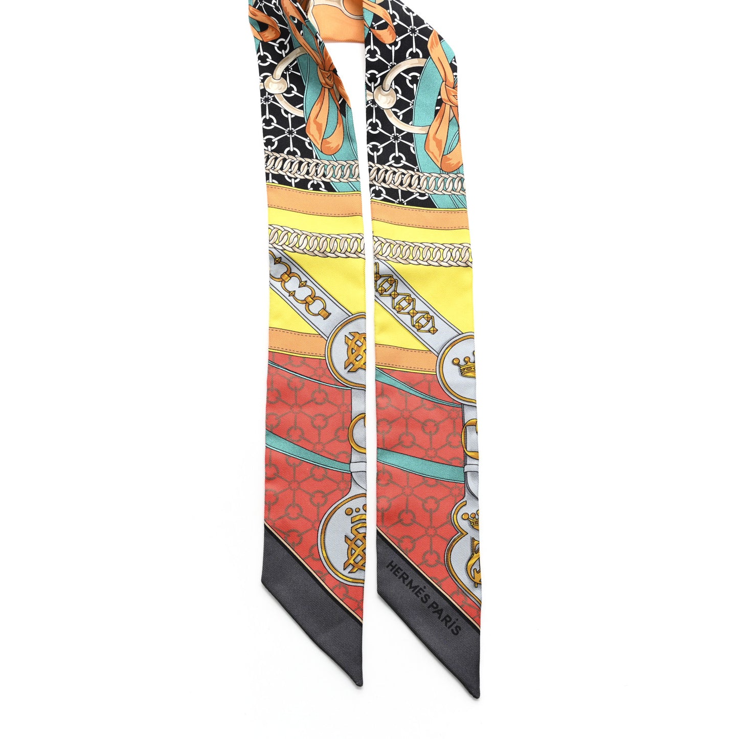 Silk La Promenade Du Matin Twilly Orange Jaune Black