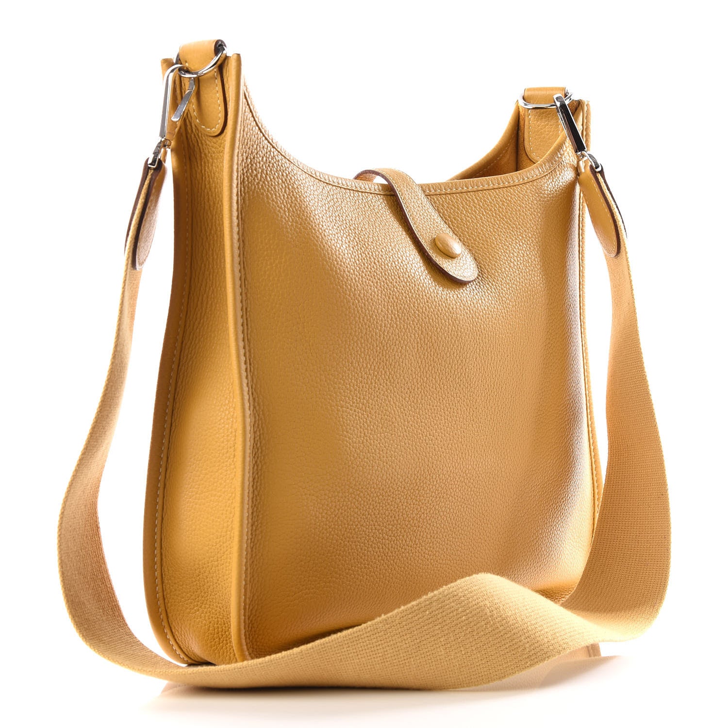 Hermes Taurillon Clemence Evelyne PM Curry 2 of 8