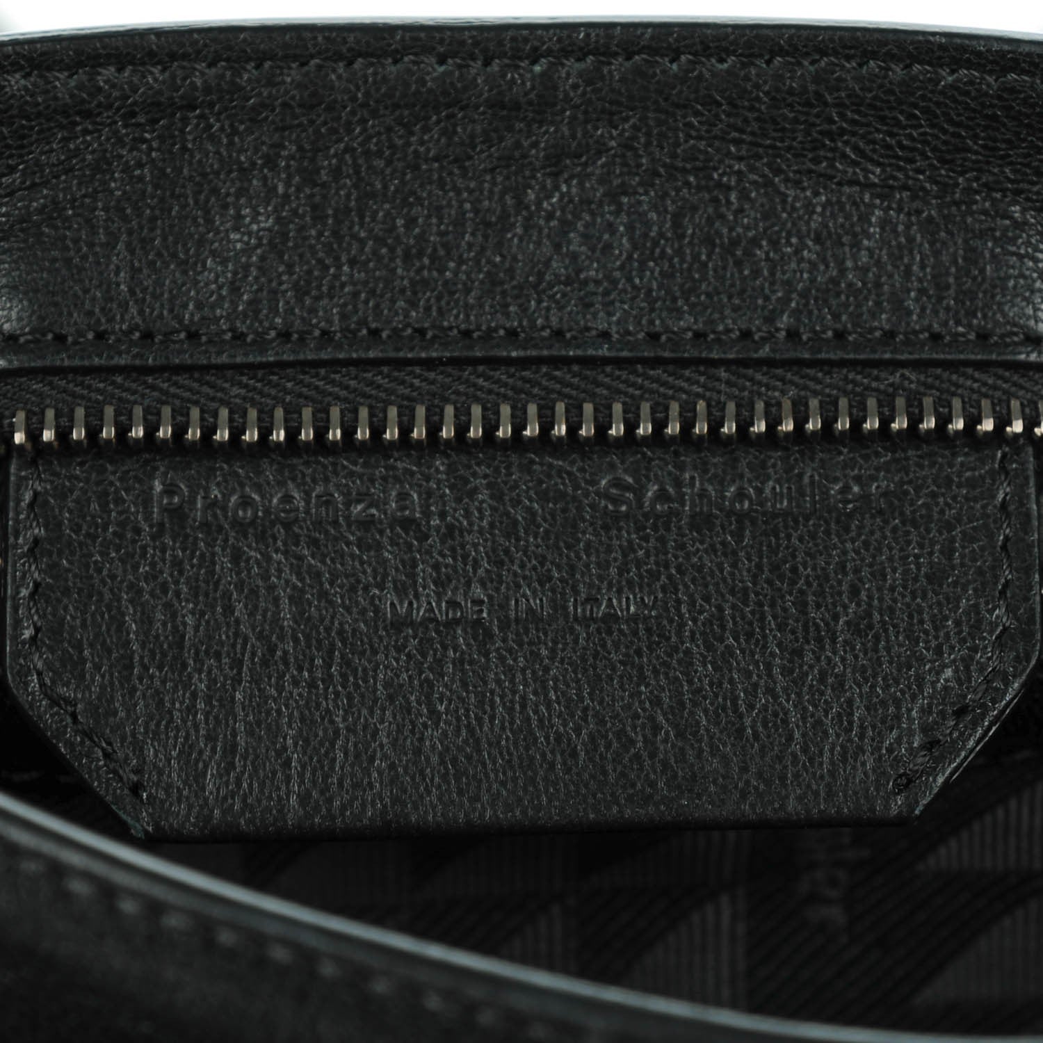 Proenza Schouler Lambskin PS1 Pouch Messenger Black 7 of 8