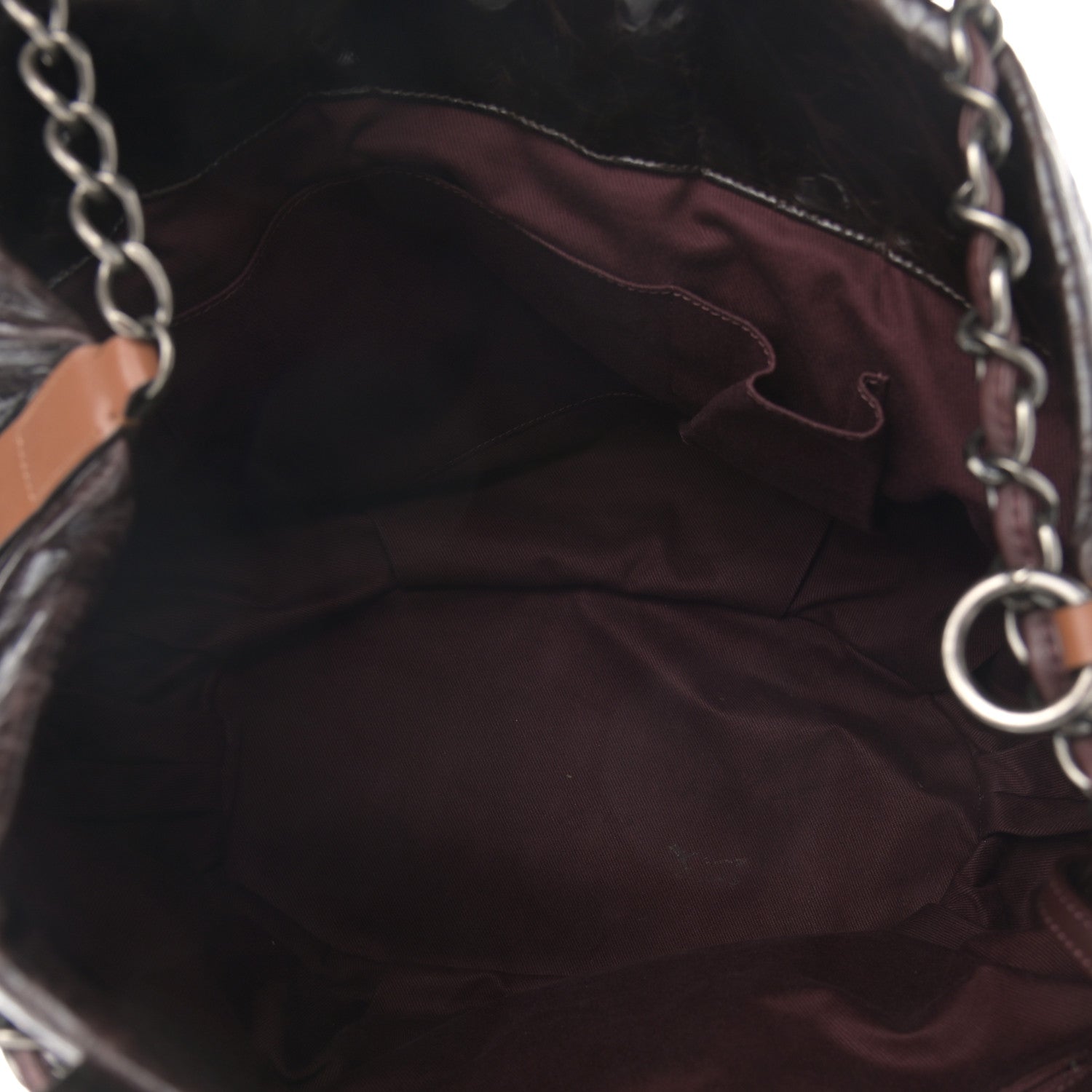 Chanel Iridescent Calfskin Quilted Large In The Mix Tote Dark Brown 5 of 12